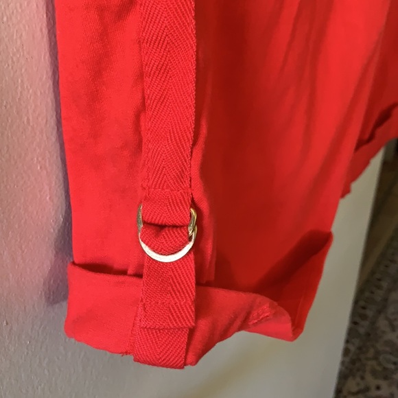 Deep orange /red Bermuda - Picture 6 of 7